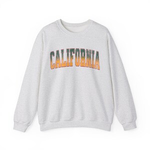 California Sweatshirt, California Sweater, Travel California, Golden State Sweatshirt, California Retro Vintage Unisex Sweatshirt