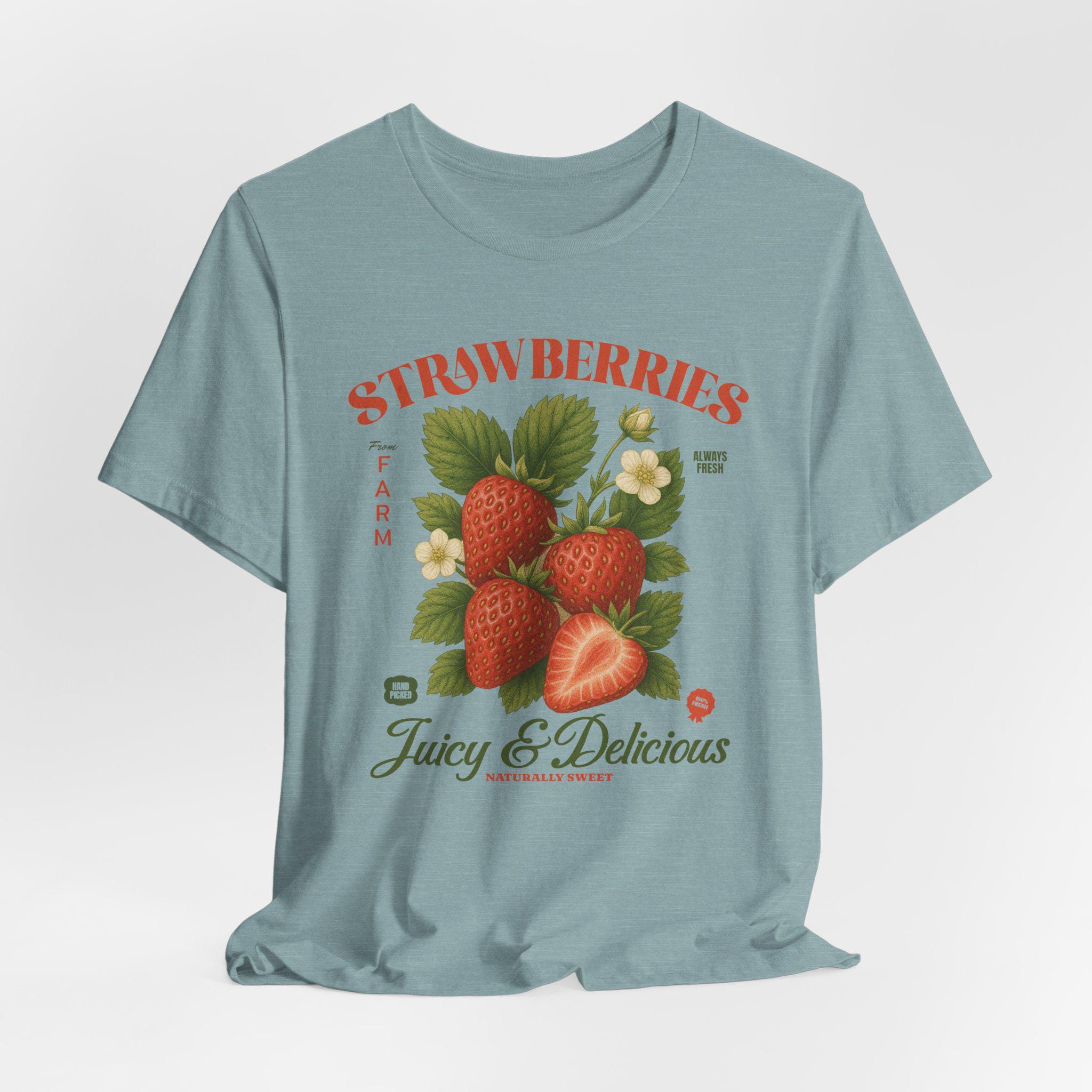 AMERI VINTAGE RASPBERRY Tシャツ Vintage Raspberry Shirt, Sweet Fruit Tee, Retro Farmers Market T