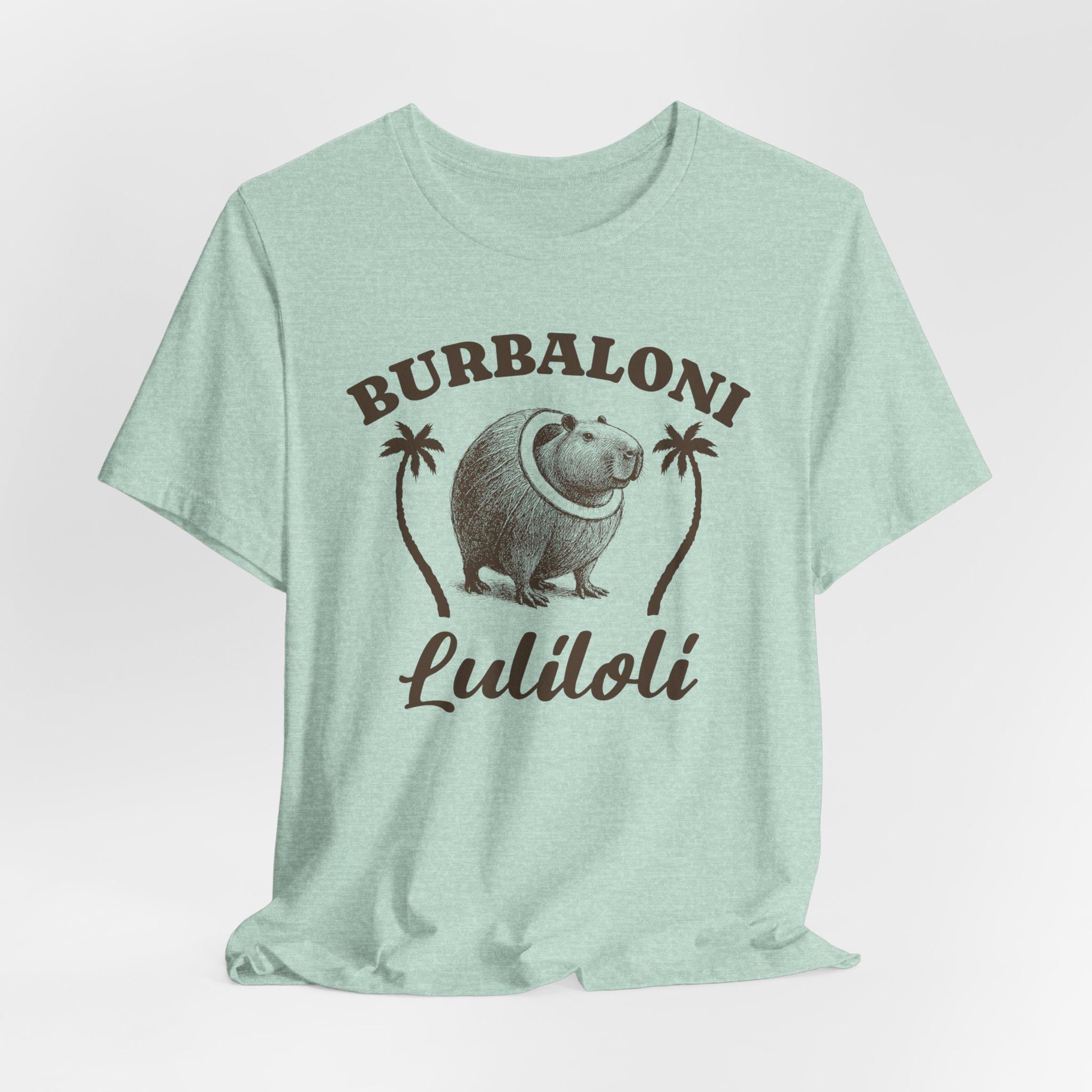 Burbaloni Luliloli シャツ、Brainrot Capybara ミーム、Italian Brainrot  おもしろシャツ、面白いミームのココナッツ Capybara T シャツ、トレンドのミームのユニセックス T シャツ - Etsy 日本