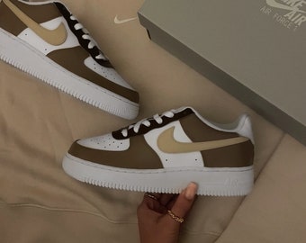 Chocolate & brown custom Air Force