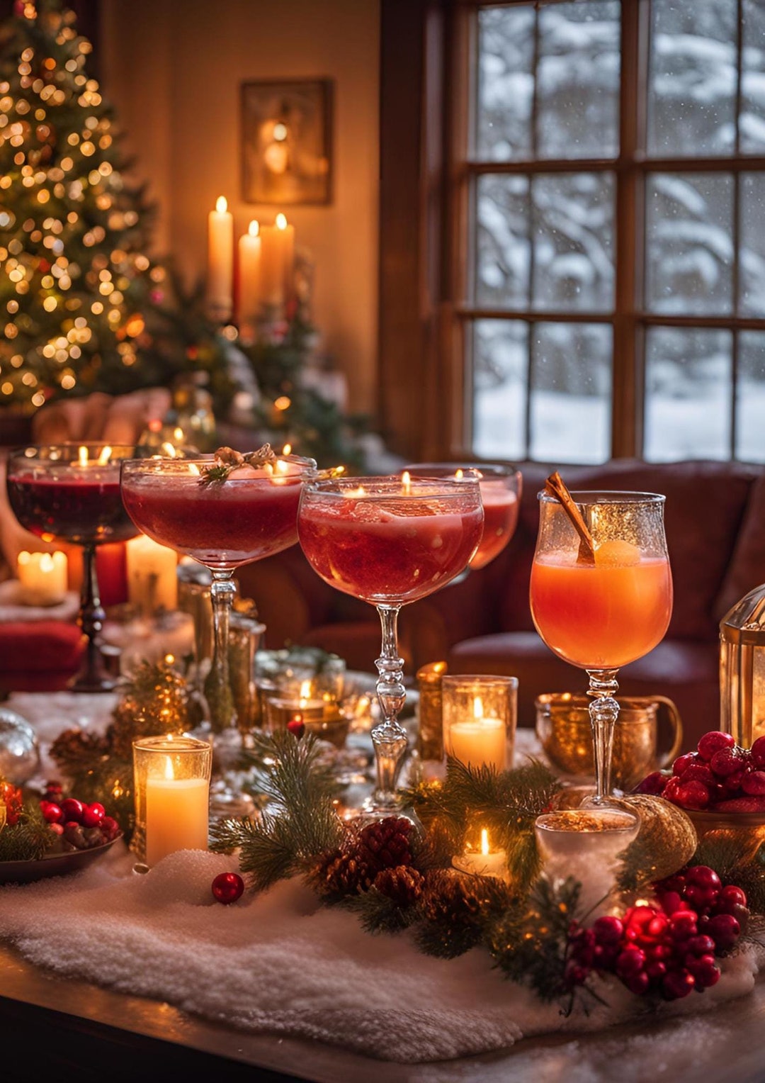 Easy Cocktail Recipe Book Custom Drink Cocktail Christmas Hot and Cold