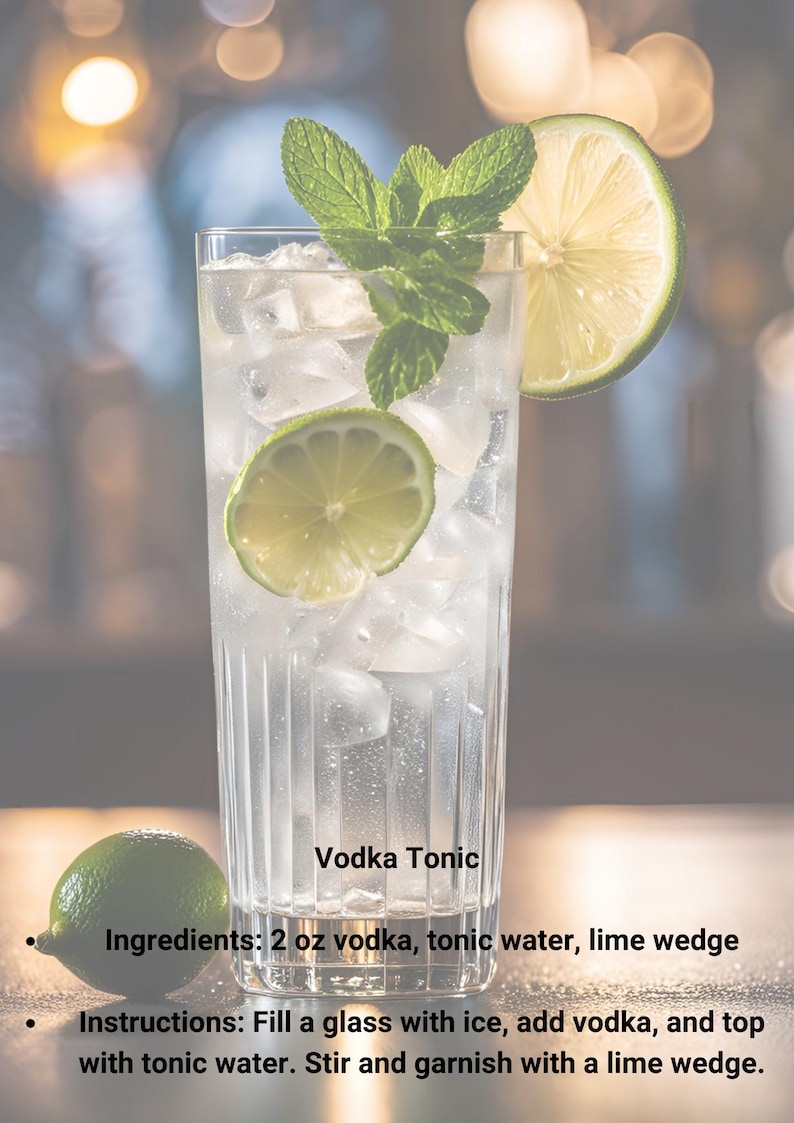 Vodka Cocktails Cosmopolitan Moscow Mule Martini White Russian All Time