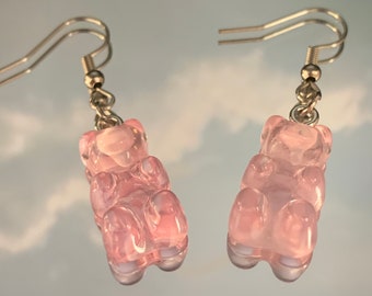 Rubber bear earrings