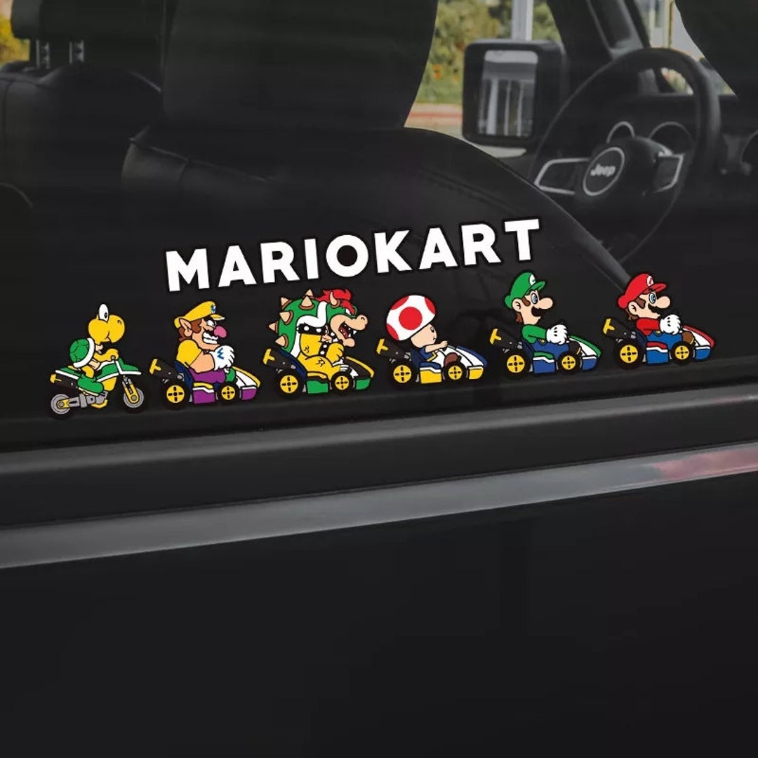 Mario Kart Sticker for Car Home Camper Etsy