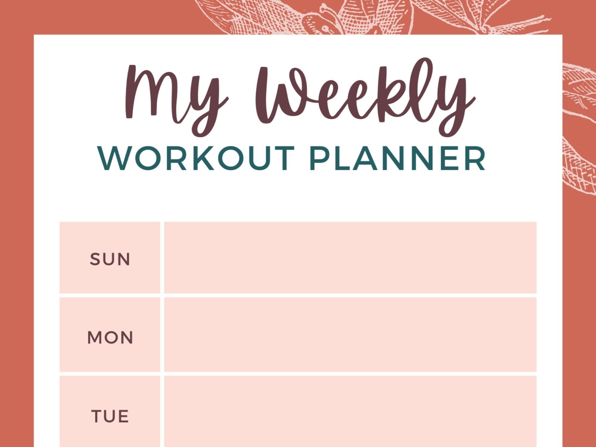 Health Badge Tracker Orangetheory Fitness Challenge Tracker Printable  Health And Fitness Planner Bundle, Diet And Workout, image size:2000x1501