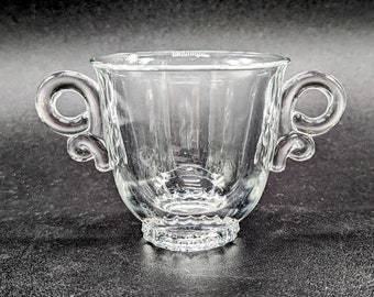 Heisey Lariat Footed Open Sugar Bowl – Circa  1942 - 1957