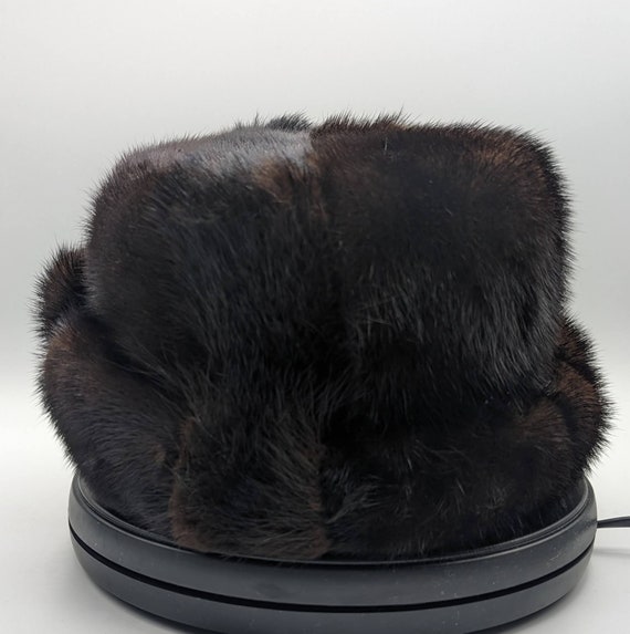 Woman’s Dark Brown Fur Hat – Circa 1960s-1970s - image 3