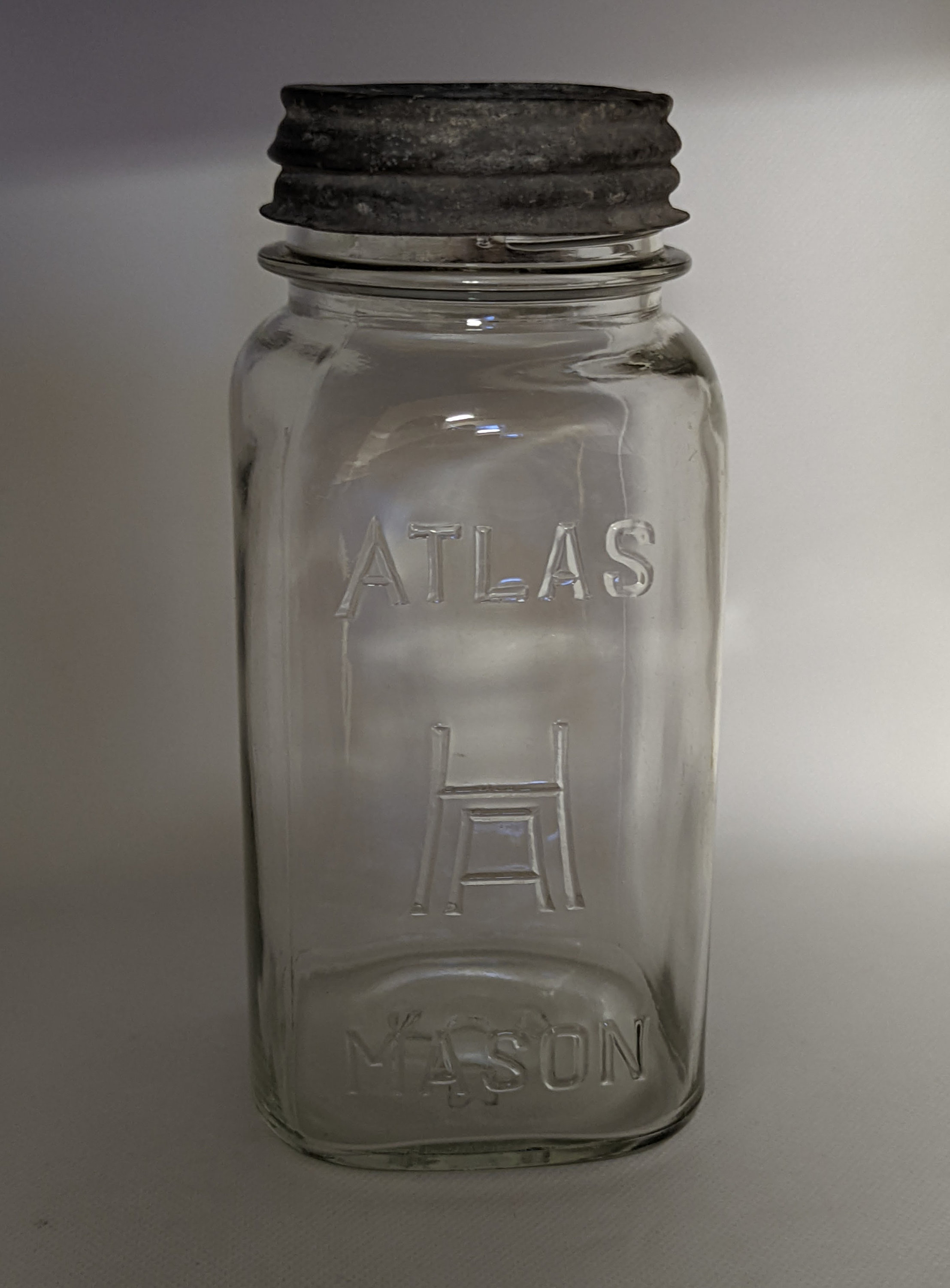 Hazel Atlas H Over A 1quart Mason Jar Etsy