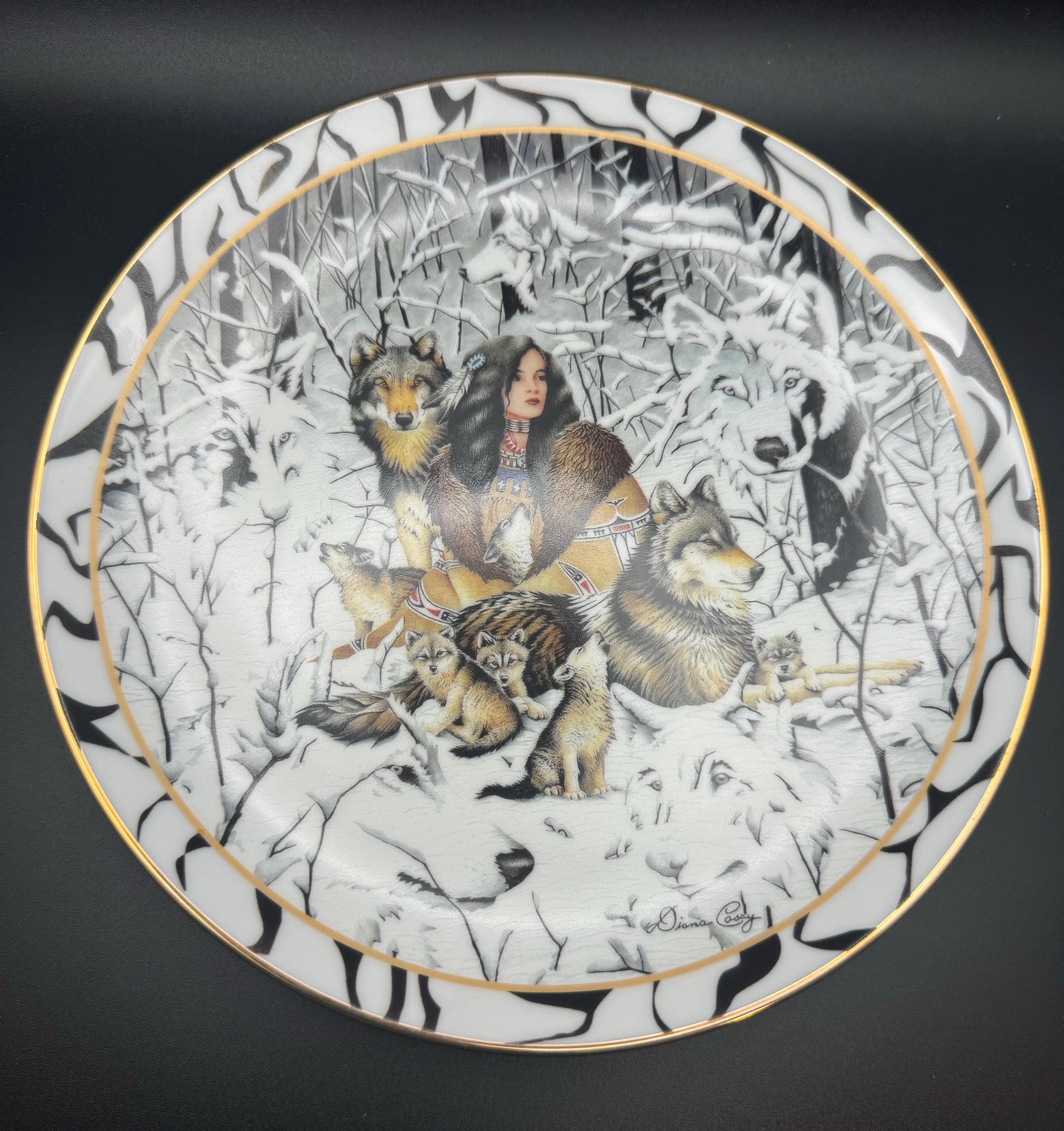 Vintage Bradford Exchange Plate, Where Paths Meet Collection