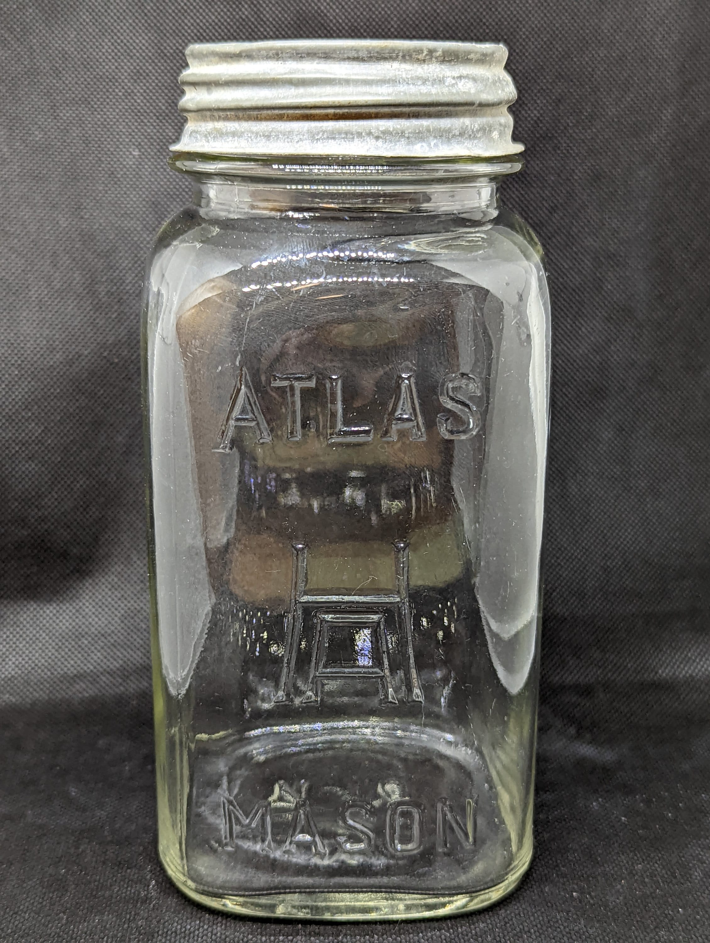 Hazel Atlas H Over A 1quart Mason Jar Etsy