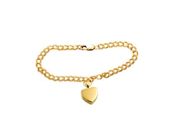 Classic Heart Cremation Bracelet