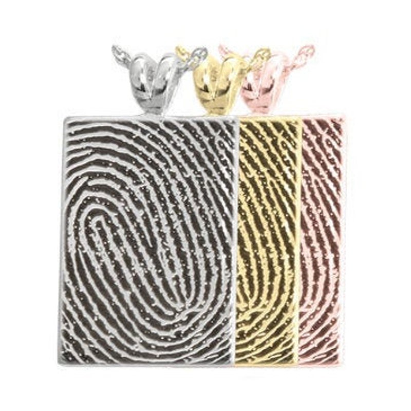 Fingerprint Pendant - Etsy