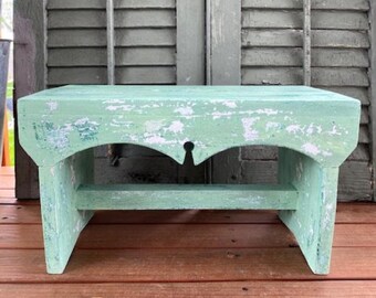 mint green step stool