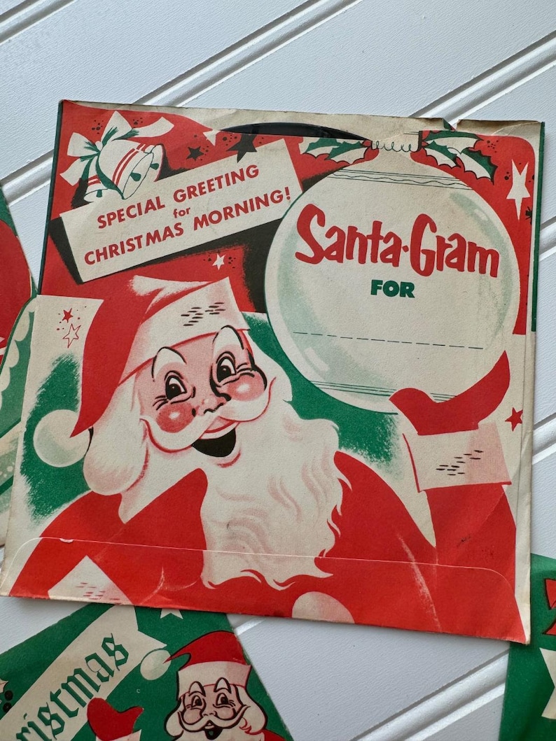 Santa Grams Vintage 1950s Santa-gram Record, Personalized Christmas Gift - Etsy