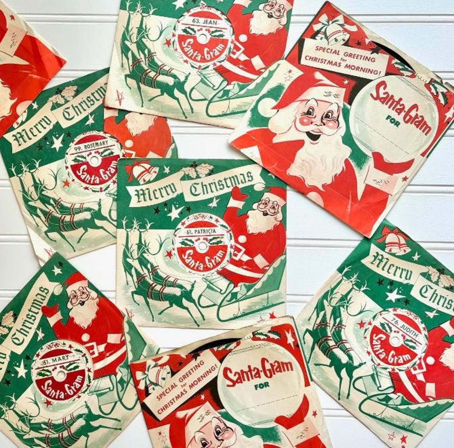 Santa Grams Vintage 1950s Santa-gram Record, Personalized Christmas Gift - Etsy