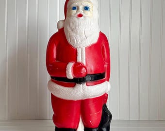 Vintage SANTA Christmas Blow Mold by Beco General Foam GIANT 60in