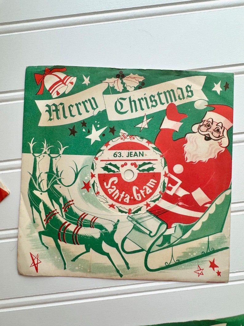 Santa Grams Vintage 1950s Santa-gram Record, Personalized Christmas Gift - Etsy