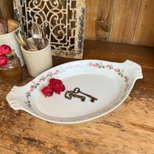 Vintage French Apilco No. 12 Oval Au Gratin/Rarebit Platter, Made in France - French Platter, French Country, Cottage Core, French Tableware