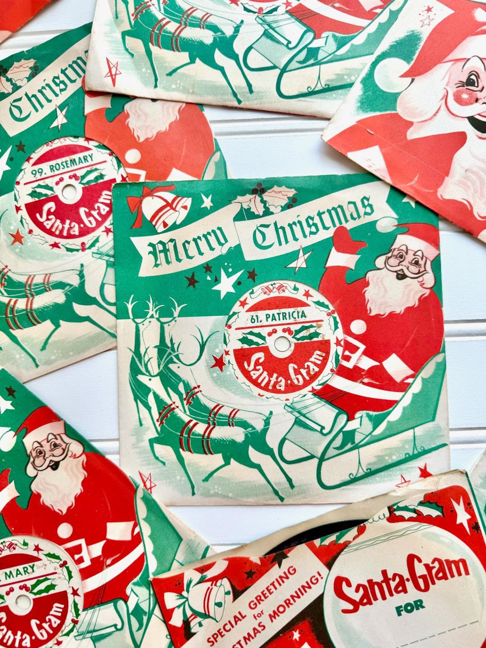 Santa Grams Vintage 1950s Santa-gram Record, Personalized Christmas Gift - Etsy