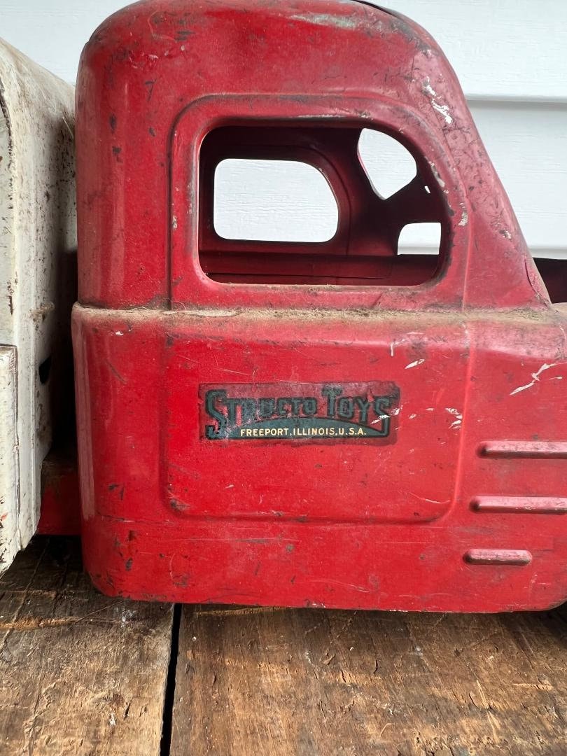 Awesome Vintage 1940s Structo Pressed Steel City of Toyland
