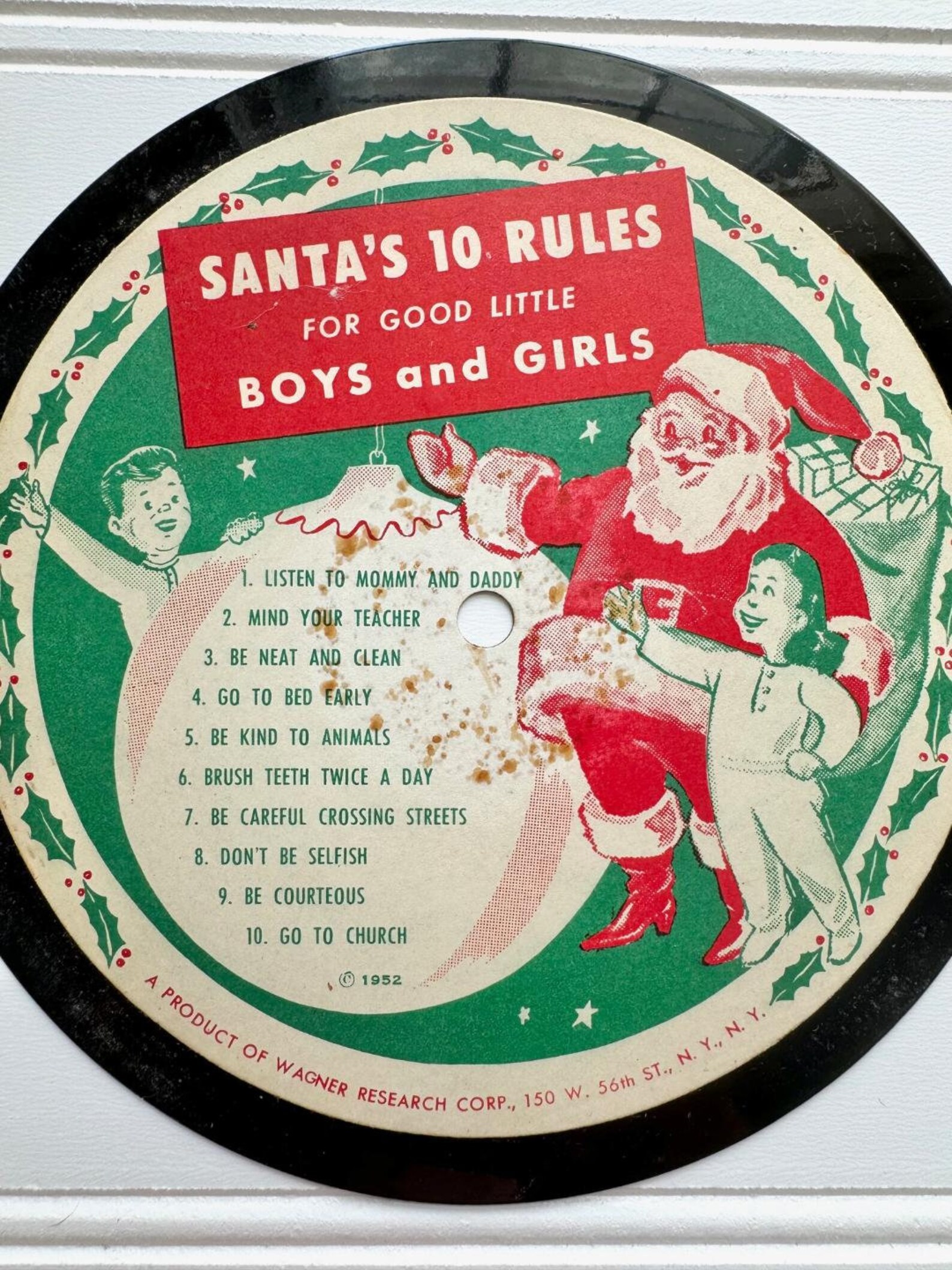 Santa Grams Vintage 1950s Santa-gram Record, Personalized Christmas Gift - Etsy