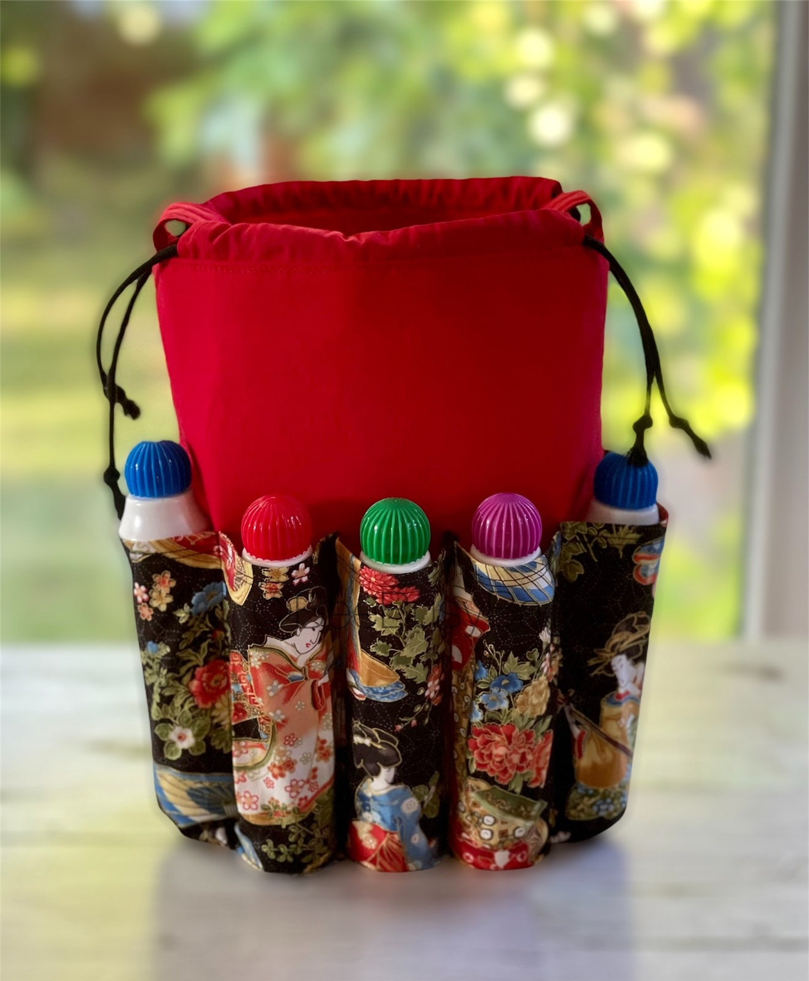 Drawstring bingo dauber bag with pockets holds 10 daubers Etsy