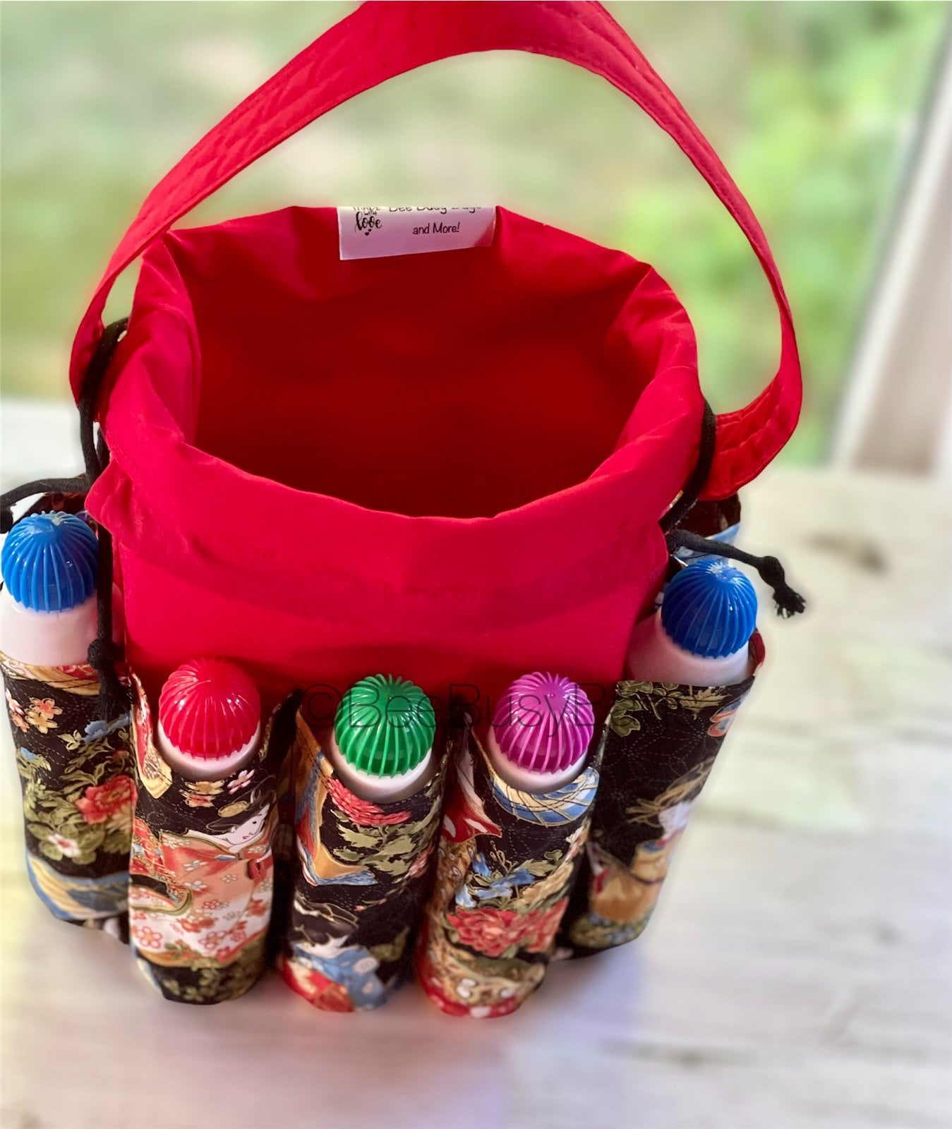 Drawstring bingo dauber bag with pockets holds 10 daubers Etsy