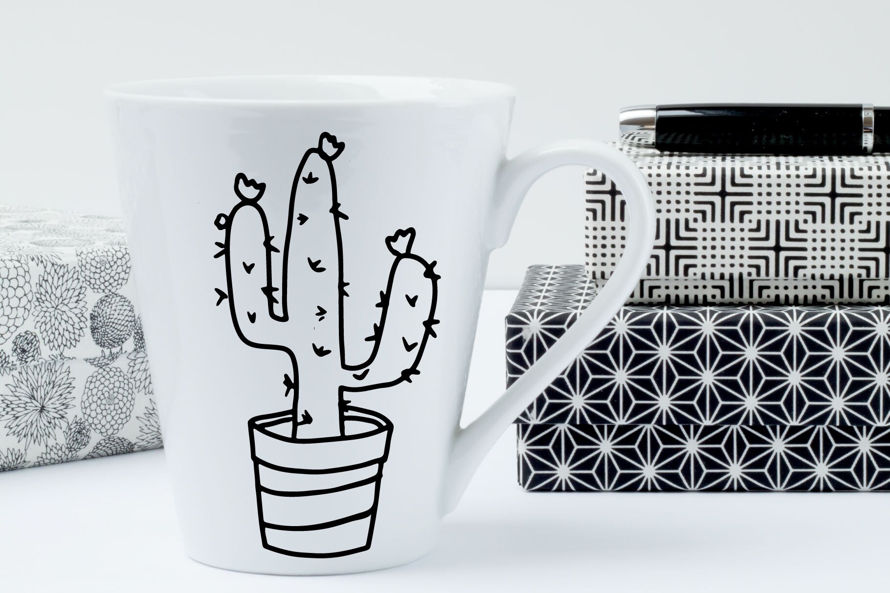 Download Cactus with Vase bundle SVG clipart commercial use clip ...