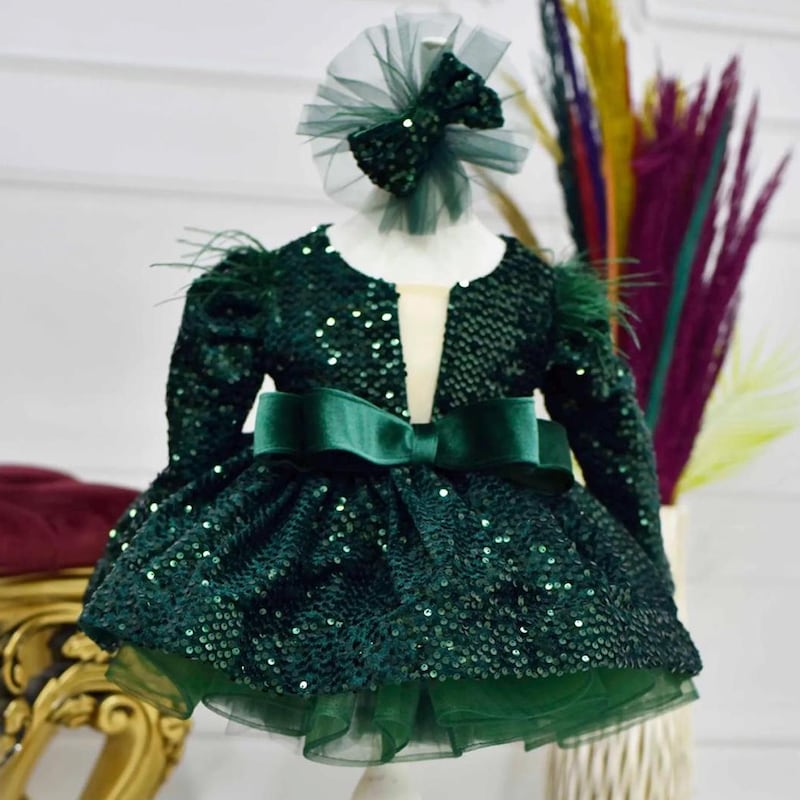 Emerald Mix Print Dress