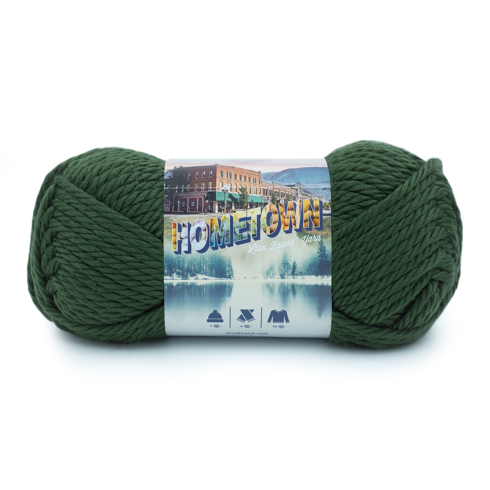 Lion Brand Yarn Hometown Louisville Julep Basic Super Bulky