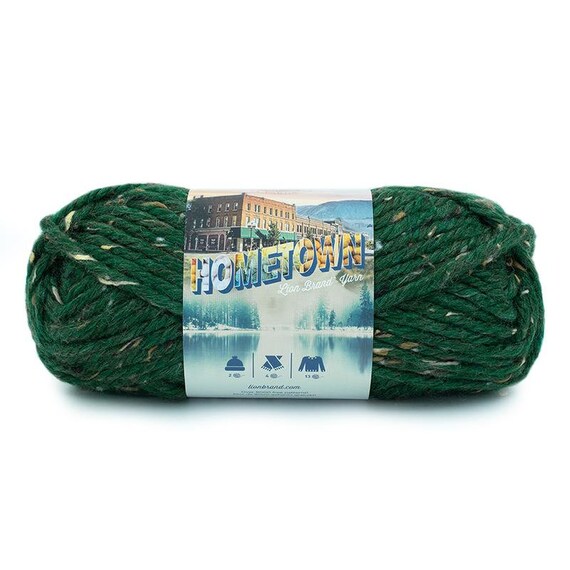 RIVERDALE TWEED Lion Brand Hometown Yarn Wt 6 Super Bulky Etsy