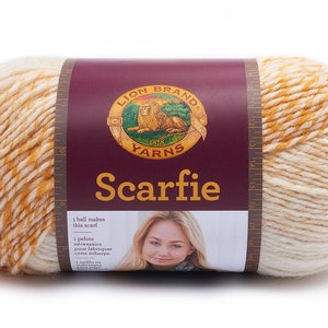 Lion Brand Scarfie Yarn 5 Bulky Chunky Weight Yarn Ombre for Knitting &  Crocheting Scarves Acrylic Wool Blend Machine Wash 