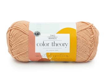 HIMALAYAN SALT pink Color Theory Yarn Wt 4 worsted acrylic Lion Brand machine wash and dry knit crochet fiber art DIY project supply (7985)