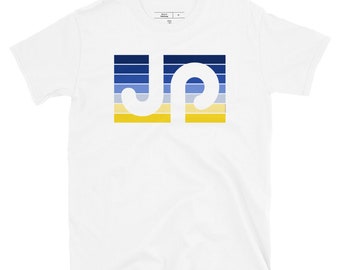 Signature JP T-shirt - Unisex Athletic Cut - Marathon color scheme - Free Shipping
