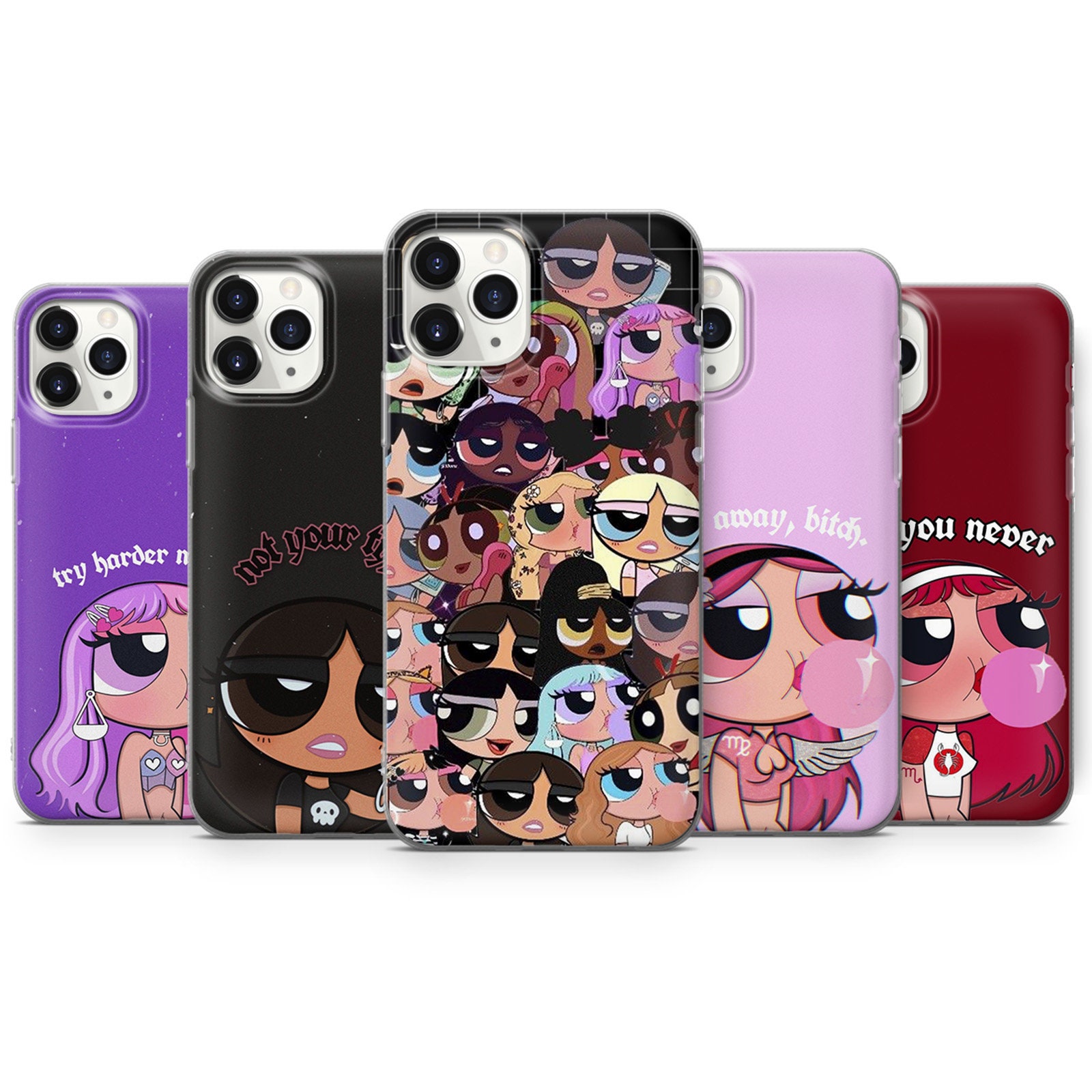Powerpuff GIrls Phone Case for iPhone 12 Pro MaxiPhone Etsy