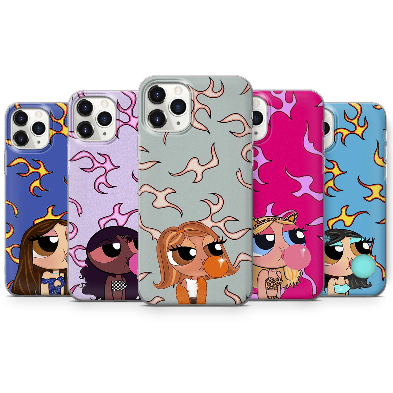Powerpuff GIrls Phone Case for iPhone 12 Pro MaxiPhone Etsy