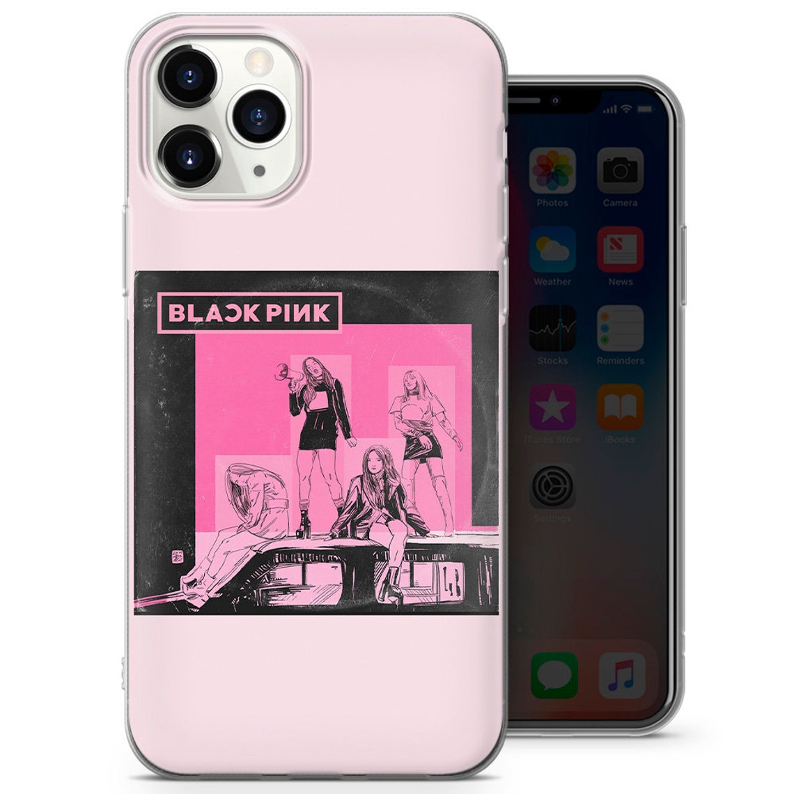 Blackpink Phone Case Kpop Cover for Iphone 12 Pro Maxiphone Etsy