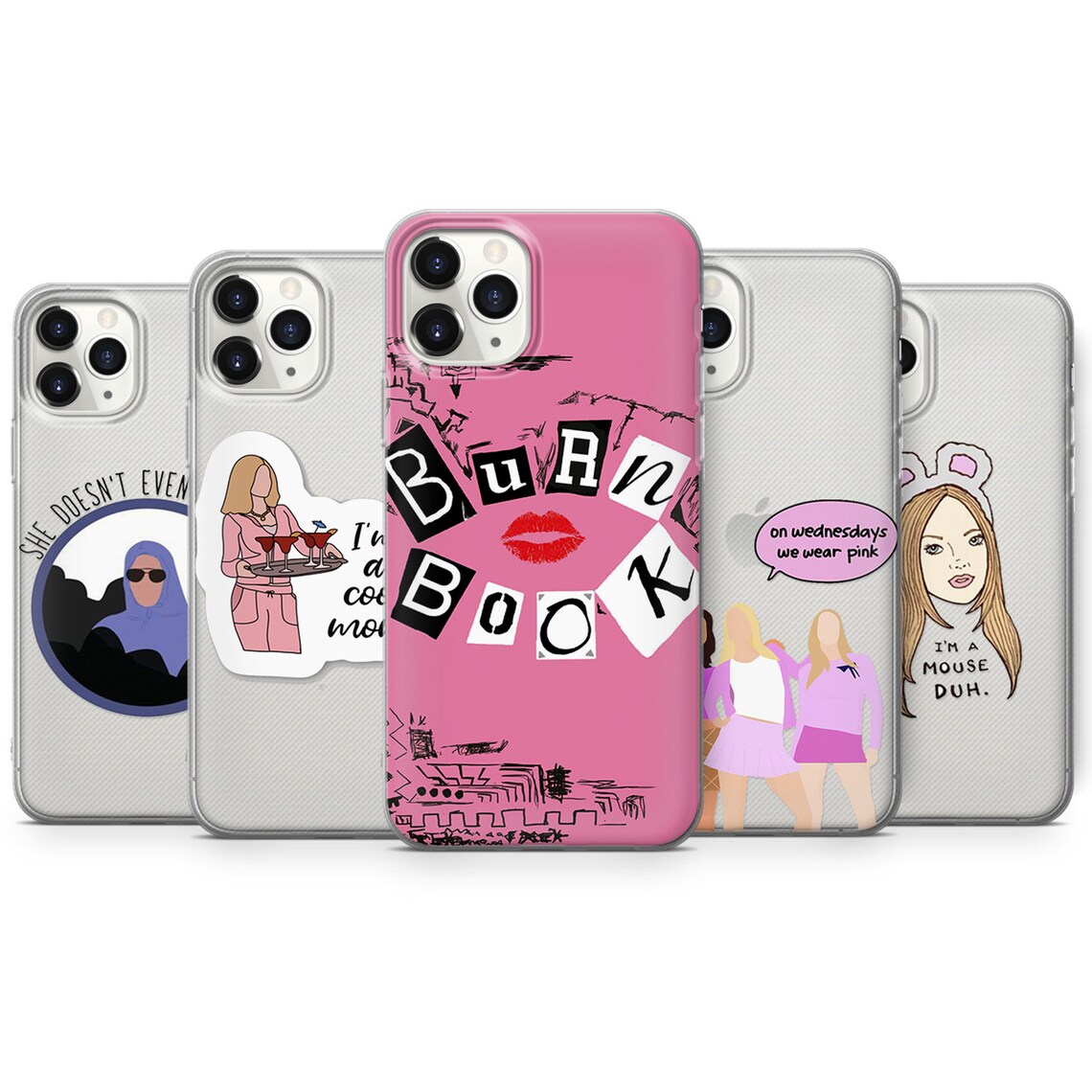Mean Girls Phone case Aesthetic Clear Covers for iPhone 12 Etsy