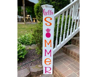 Summer Decor Pineapple Mini Framed Wood Sign Modern Home Farmhouse Decor
