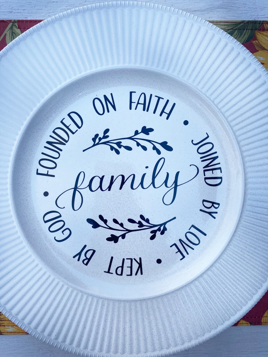 Decorative Plate Home Decor Farmhouse Decor Southern Decor Etsy