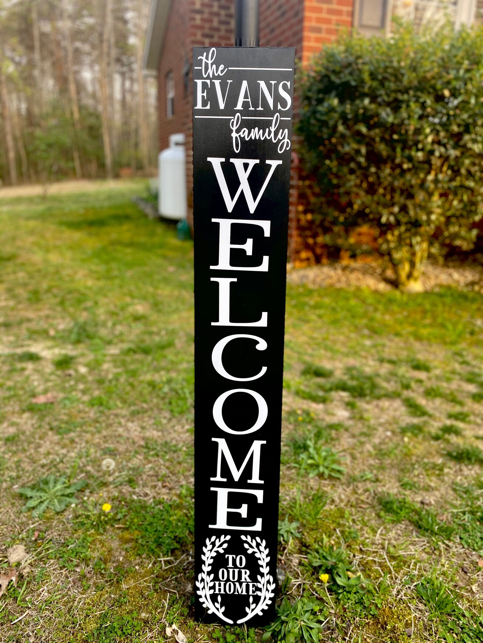 Welcome Sign with Family Name Personalized Welcome Sign | Etsy