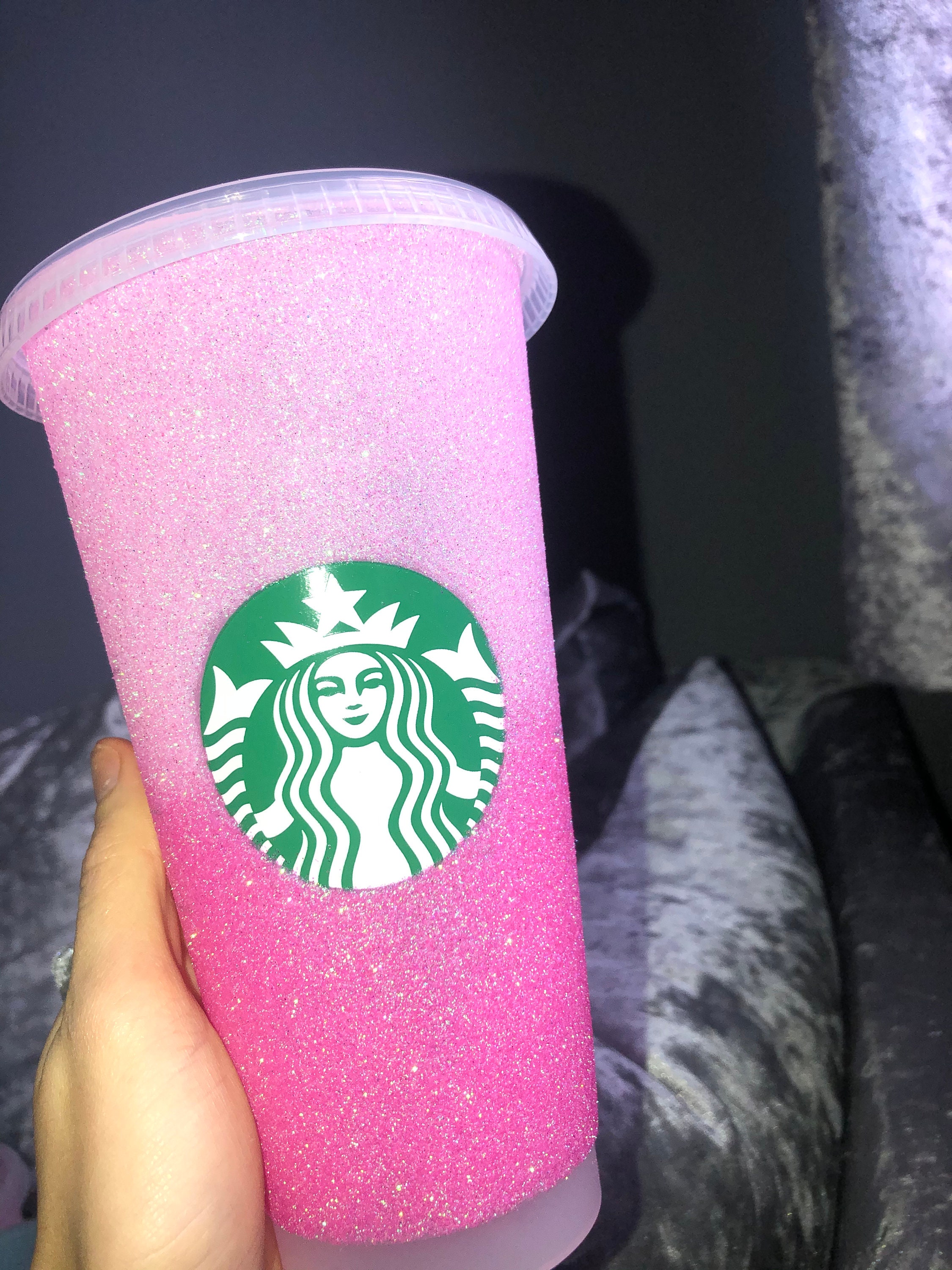 Glitter Sparkle Reusable Starbucks Cup Etsy