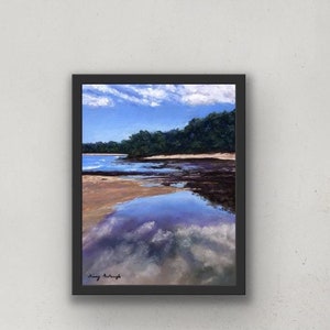 Digital Downloadable Files  of Original Pastel Painting - Playas Minas, Costa Rica - Sold by Artist