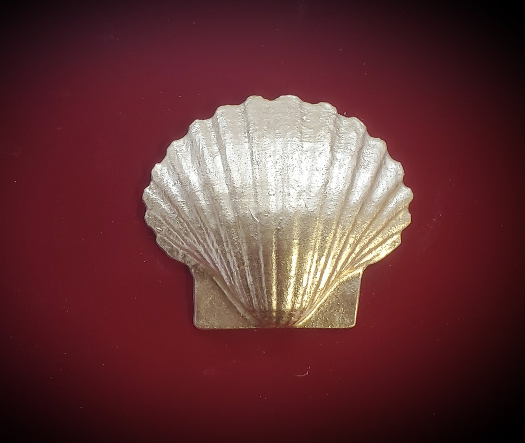 Gilded Shell Gilded Scallop Shell - Etsy