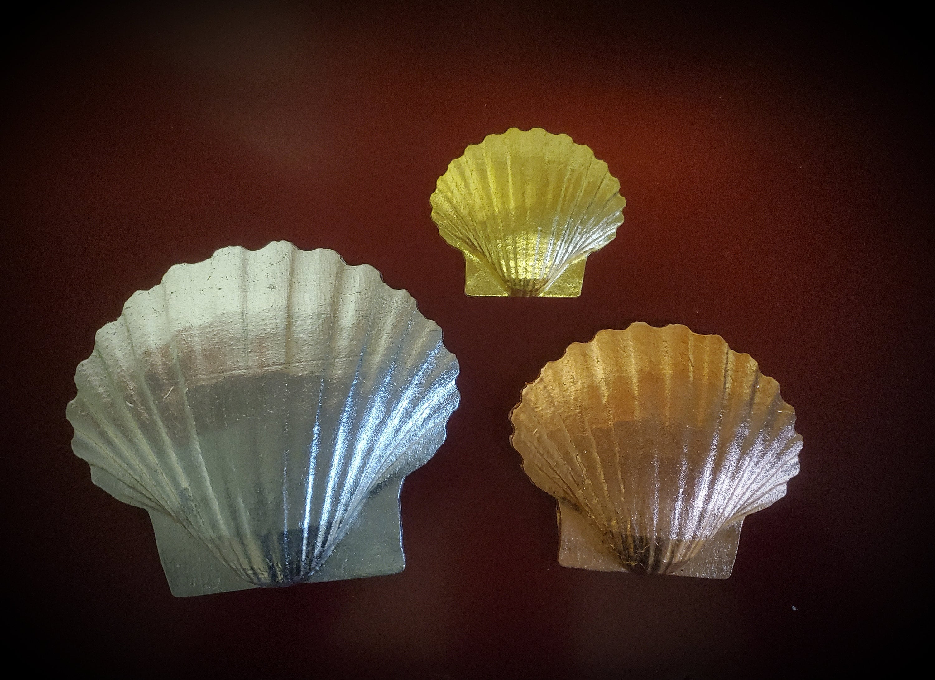 Gilded Shell Gilded Scallop Shell - Etsy
