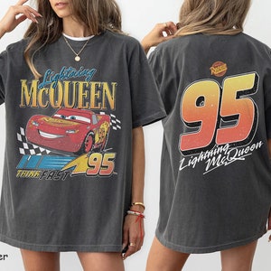 FREE Shipping - Vintage Lightning Mc .queen Comfort Colors Shirt, Radiator Springs Tee, Rustezze cars, Cars Characters, Family Vacation Top