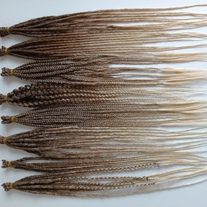 Brown dreads of different textures/brown ombre dreads/synthetic dreads of different textures DE and CE/ Hooked thin dreads of brown shades