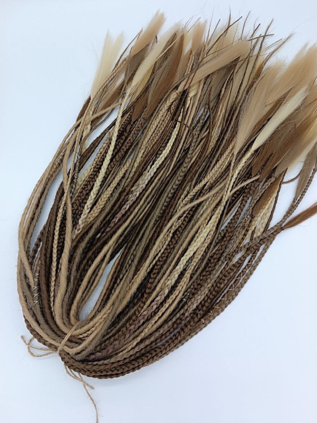 Thin Dreadlocks DE Brown Warm Blonde / Long Dreadlocks / Natural ...