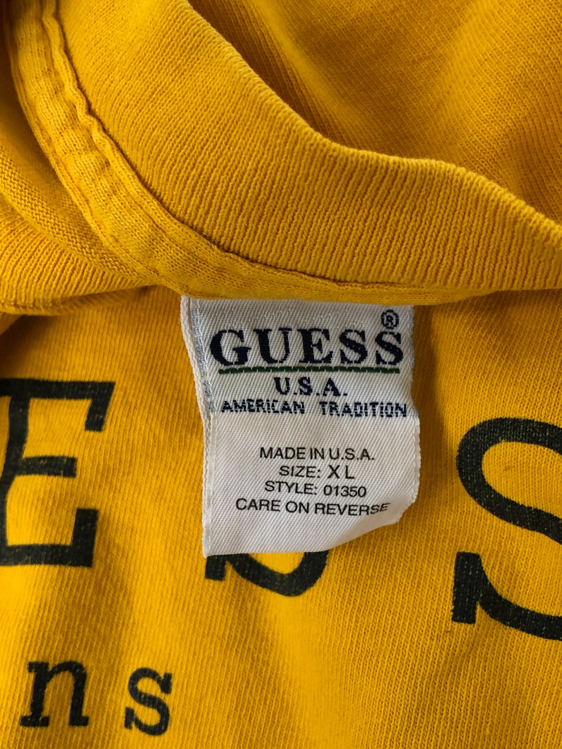 Vintage Guess jeans tee shirt XL | Etsy