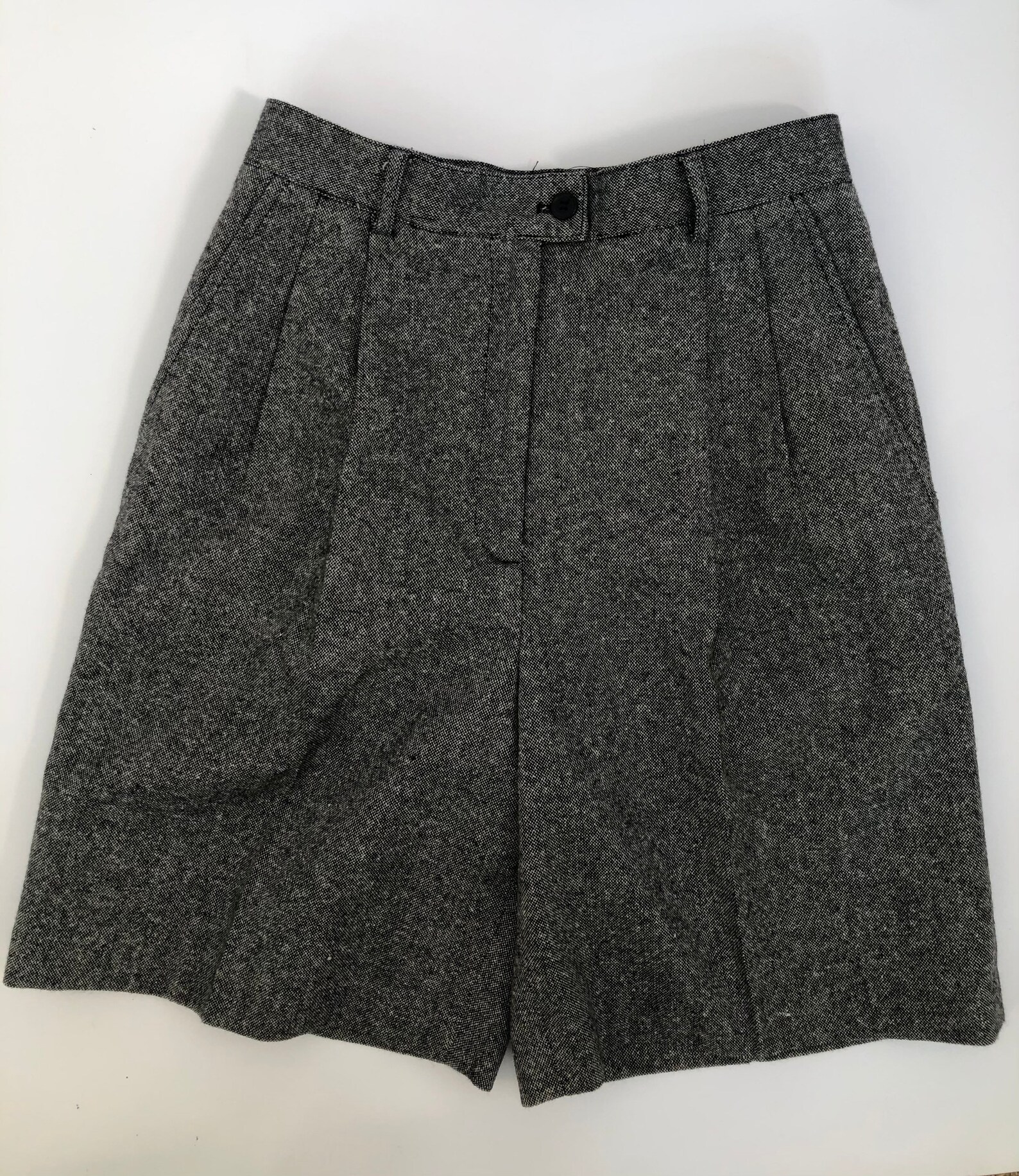 Vintage 1980s wool Bermuda shorts | Etsy